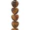 Brown Tiger's Eye Heart Semi-Precious Beads by Bead Landing™, 12mm